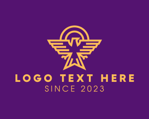 Wings - Phoenix Eagle Crest logo design