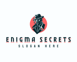 Cigarette Smoking Detective logo design