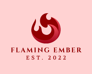 Burning - Burning Flame Energy logo design