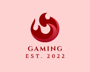 Heating - Burning Flame Energy logo design
