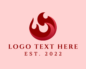 Chili - Burning Flame Energy logo design