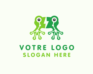 Frog Electrical Energy logo design