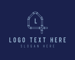 Drainage - Home Plumber Repair logo design