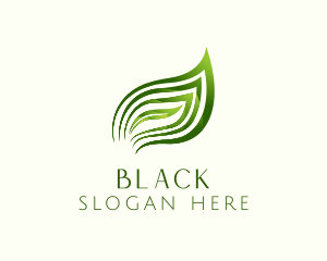 Vegan - Green Botanical Garden logo design