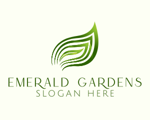 Green Botanical Garden logo design