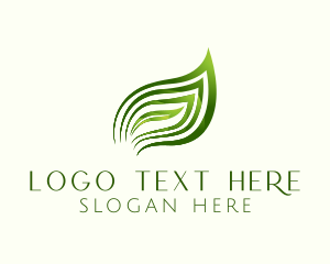 Natural - Green Botanical Garden logo design