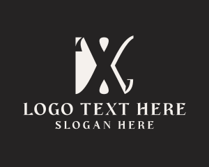 Letter X - Skincare Beauty Brand logo design