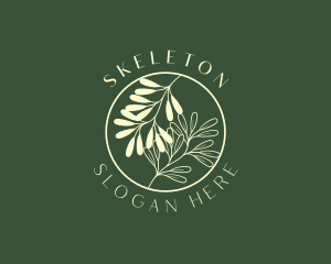 Organic Leaf Herb logo design