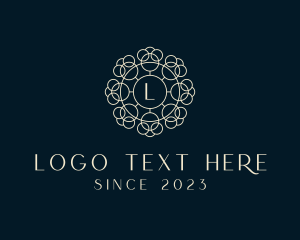 Wreath - Luxury Floral Cosmetics Boutique logo design