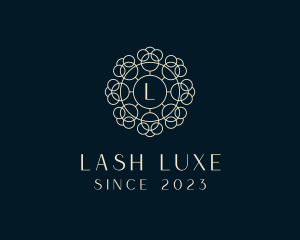 Luxury Floral Cosmetics Boutique  logo design