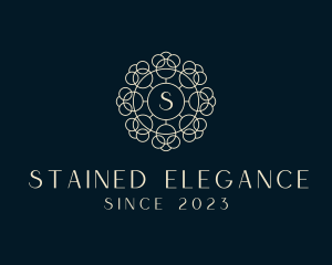 Luxury Floral Cosmetics Boutique  logo design