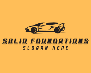 Sedan - Race Car Motorsport logo design