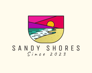 Beach - Creative Beach Resort logo design