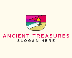 Creative Beach Resort  logo design