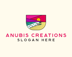 Creative Beach Resort  logo design