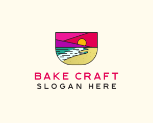 Creative Beach Resort  logo design