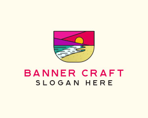 Creative Beach Resort  logo design