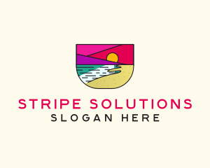 Creative Beach Resort  logo design