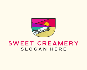 Creative Beach Resort  logo design