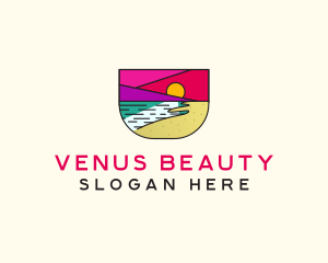 Creative Beach Resort  logo design