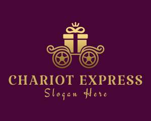 Chariot - Gift Box Carriage logo design