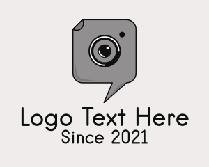 Messaging - Camera Document Chat logo design