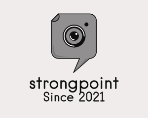 Photographer - Camera Document Chat logo design