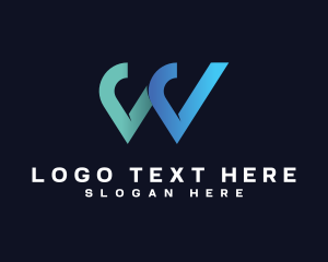 Accountant - Digital Media Firm Letter W logo design