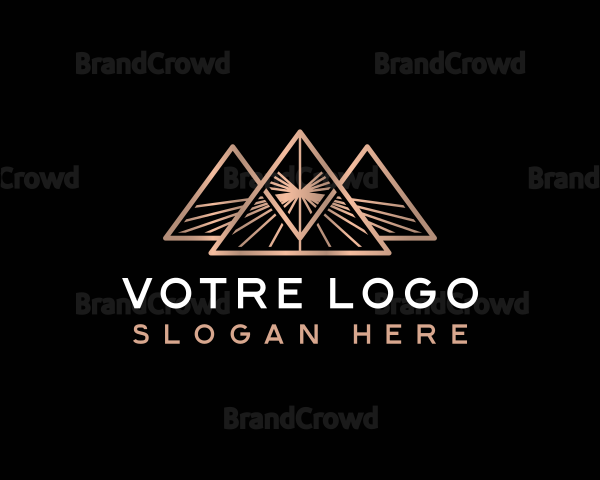 Luxury Triangle Deluxe Logo