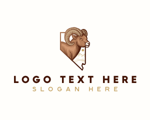 Bighorn Sheep - Nevada Bighorn Sheep logo design