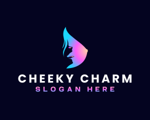 Cheeky - Erotic Female Breast logo design