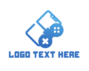 Smartphone - Game Controller Smartphone logo design