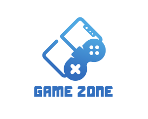 Game Controller Smartphone logo design