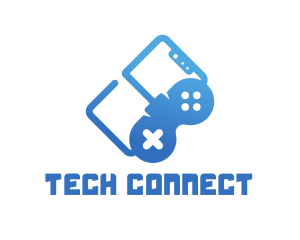 Smartphone - Game Controller Smartphone logo design