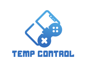 Game Controller Smartphone logo design