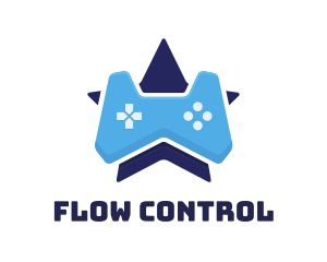 Blue Star Controller logo design