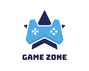 Blue Star Controller logo design