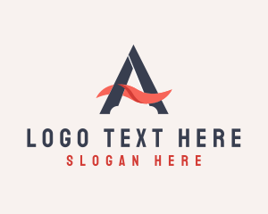 Logistics - Aviation Arrow Logistics Letter A logo design