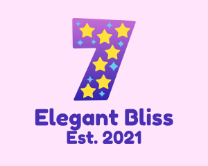 Talent Show - Colorful Starry Seven logo design
