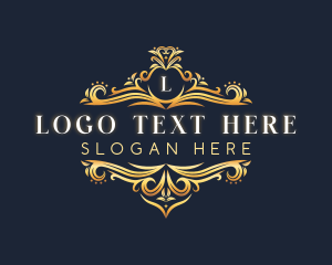 Hotel - Luxury Deluxe Crest logo design