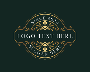 Classic - Floral Ornament Garden logo design