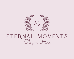 Celebrant - Floral Wreath Feminine Florist logo design