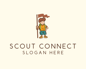 Scouting - Summer Camp Boy logo design