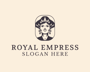 Woman Royal Queen logo design