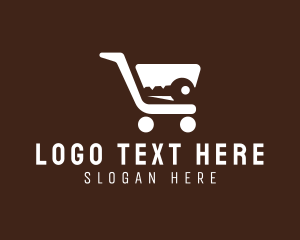 Minimarket - Key Shopping Cart logo design