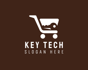 Key Shopping Cart logo design