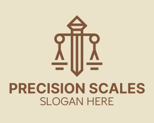 Scales - Sword Scales Law Firm logo design