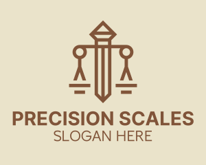 Sword Scales Law Firm logo design