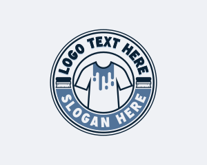 Laundry - T-shirt Apparel Printing logo design
