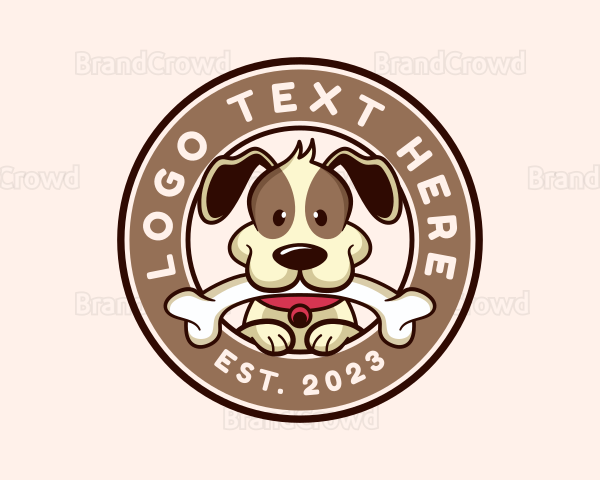 Dog Grooming Veterinary Logo